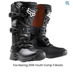 NWOT Fox Comp 3 Racing Boots Y7